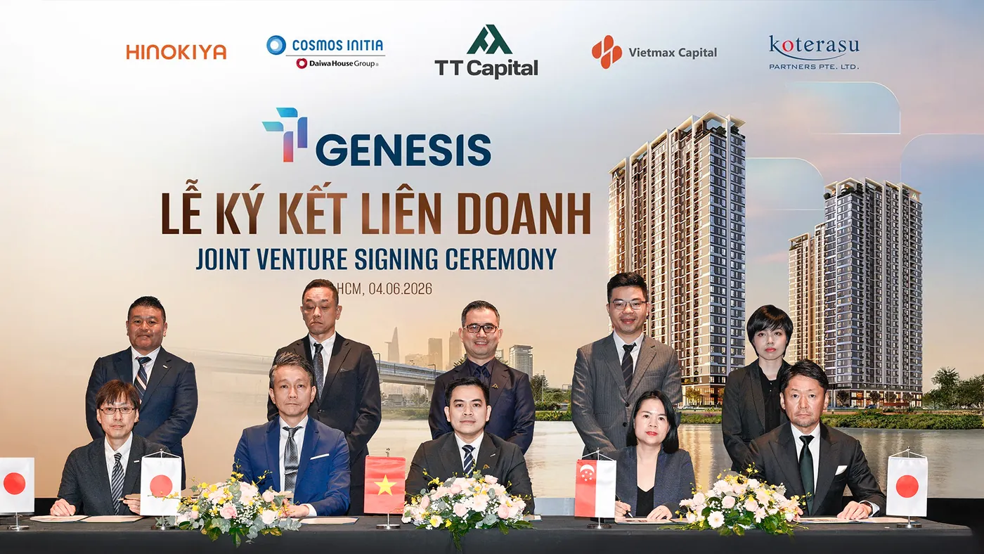 Lễ ký kết liên doanh phát triển dự án TT GENESIS
